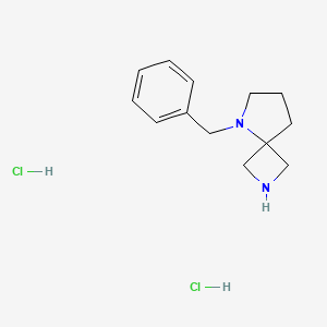 molecular formula C13H20Cl2N2 B1524128 5-Benzyl-2,5-diazaspiro[3.4]octane dihydrochloride CAS No. 1159822-76-0