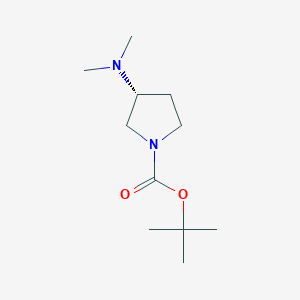 molecular formula C11H22N2O2 B1524130 (R)-1-Boc-3-(dimethylamino)pyrrolidine CAS No. 1004538-33-3