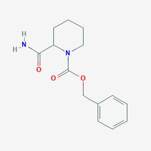 molecular formula C14H18N2O3 B1524132 Benzyl 2-carbamoylpiperidine-1-carboxylate CAS No. 940868-17-7