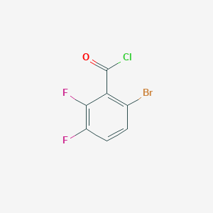 molecular formula C7H2BrClF2O B1524134 6-溴-2,3-二氟苯甲酰氯 CAS No. 1263376-72-2