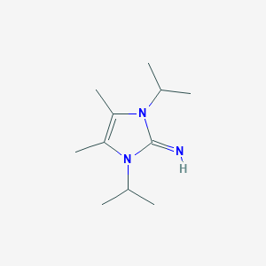 molecular formula C11H21N3 B15241345 4,5-Dimethyl-1,3-di(propan-2-yl)-1,3-dihydro-2H-imidazol-2-imine CAS No. 862537-53-9