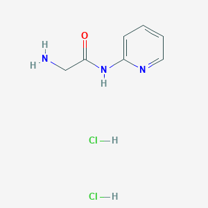 molecular formula C7H11Cl2N3O B1524137 2-amino-N-(pyridin-2-yl)acetamide dihydrochloride CAS No. 21050-97-5