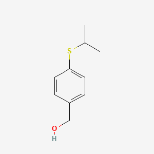 B1524139 [4-(Propan-2-ylsulfanyl)phenyl]methanol CAS No. 152595-89-6