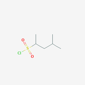 molecular formula C6H13ClO2S B1524141 4-Methylpentane-2-sulfonyl chloride CAS No. 78429-90-0