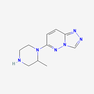 2-Methyl-1-{[1,2,4]triazolo[4,3-b]pyridazin-6-yl}piperazine