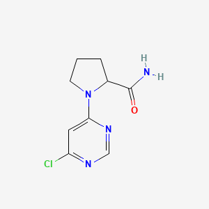 1-(6-Chloropyrimidin-4-yl)pyrrolidine-2-carboxamide