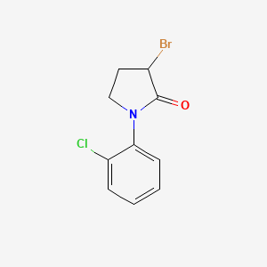 3-Bromo-1-(2-chlorophenyl)pyrrolidin-2-one