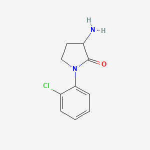 3-Amino-1-(2-chlorophenyl)pyrrolidin-2-one