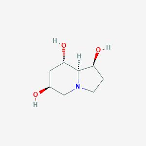 molecular formula C8H15NO3 B152417 7-Deoxycastanospermine CAS No. 129724-72-7