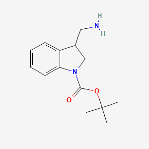 tert-Butyl 3-(aminomethyl)indoline-1-carboxylate