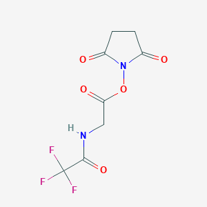 molecular formula C8H7F3N2O5 B015242 N-Trifluoroacetylglycine, N-Succinimidyl Ester CAS No. 3397-30-6