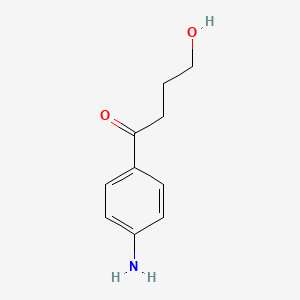 molecular formula C10H13NO2 B1524206 1-(4-Aminophenyl)-4-hydroxybutan-1-one CAS No. 63237-19-4
