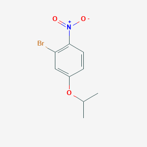 molecular formula C9H10BrNO3 B1524211 2-溴-4-异丙氧基-1-硝基苯 CAS No. 1263378-47-7