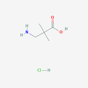 molecular formula C5H12ClNO2 B1524221 3-Amino-2,2-dimethylpropanoic acid hydrochloride CAS No. 2843-19-8