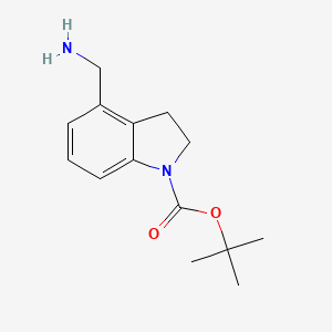 tert-Butyl 4-(aminomethyl)indoline-1-carboxylate