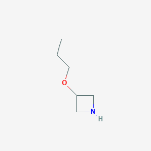 molecular formula C6H13NO B1524227 3-丙氧基氮杂环丁烷 CAS No. 897086-92-9