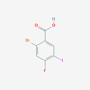 2-Bromo-4-fluoro-5-iodo-benzoic acid