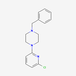 molecular formula C16H18ClN3 B1524233 1-Benzyl-4-(6-chloropyridin-2-yl)piperazine CAS No. 1220036-26-9