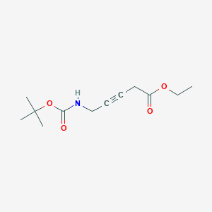 Ethyl 5-{[(tert-butoxy)carbonyl]amino}pent-3-ynoate