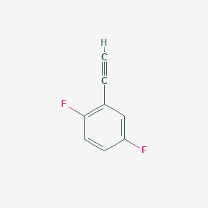 molecular formula C8H4F2 B1524265 2-Ethynyl-1,4-difluorobenzene CAS No. 956386-38-2