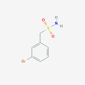 molecular formula C7H8BrNO2S B1524266 (3-Bromophenyl)methanesulfonamide CAS No. 919354-04-4