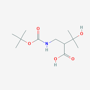 2-(Boc-Aminomethyl)-3-hydroxy-3-methylbutanoic acid