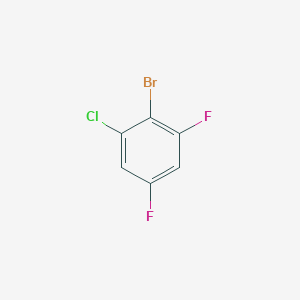 molecular formula C6H2BrClF2 B1524275 2-Bromo-1-chloro-3,5-difluorobenzene CAS No. 1020198-58-6