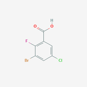 3-Bromo-5-chloro-2-fluorobenzoic acid