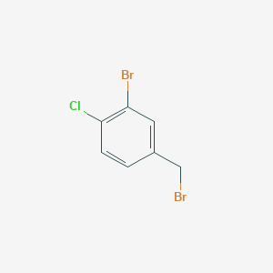 2-Bromo-4-(bromomethyl)-1-chlorobenzene