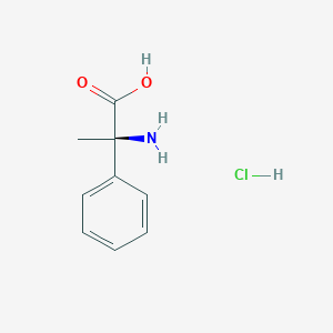 molecular formula C9H12ClNO2 B1524286 (R)-2-Amino-2-phenylpropanoic acid hydrochloride CAS No. 268749-51-5