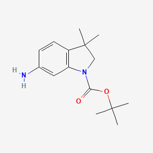 1-Boc-6-Amino-3,3-dimethyl-2,3-dihydro-indole