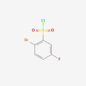 molecular formula C6H3BrClFO2S B1524291 2-Bromo-5-fluorobenzene-1-sulfonyl chloride CAS No. 771-67-5