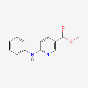 molecular formula C13H12N2O2 B15242945 Methyl 6-(phenylamino)nicotinate CAS No. 51269-86-4