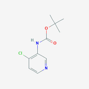 molecular formula C10H13ClN2O2 B1524300 tert-Butyl (4-chloropyridin-3-yl)carbamate CAS No. 1068976-14-6