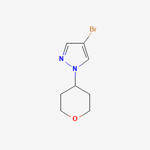 4-Bromo-1-(tetrahydro-2H-pyran-4-yl)-1H-pyrazole