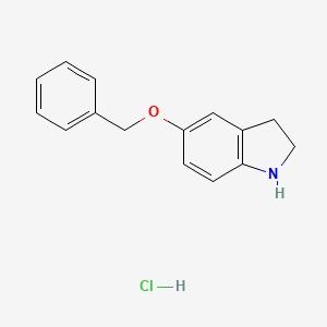 5-(Benzyloxy)indoline hydrochloride