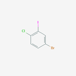 molecular formula C6H3BrClI B1524310 4-Bromo-1-chloro-2-iodobenzene CAS No. 774608-49-0
