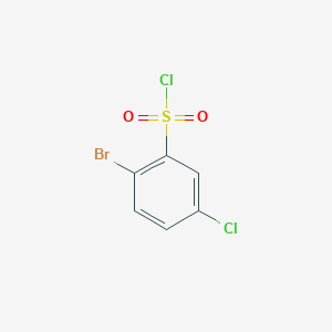 molecular formula C6H3BrCl2O2S B1524311 2-Bromo-5-chlorobenzenesulfonyl chloride CAS No. 1037299-72-1