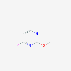 molecular formula C5H5IN2O B15243329 4-Iodo-2-methoxypyrimidine 