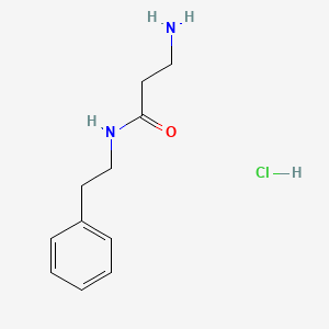 3-amino-N-phenethylpropanamide hydrochloride