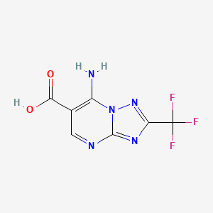 7-Amino-2-(trifluoromethyl)[1,2,4]triazolo[1,5-a]pyrimidine-6-carboxylic acid