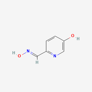 molecular formula C6H6N2O2 B15243613 5-Hydroxypicolinaldehydeoxime 