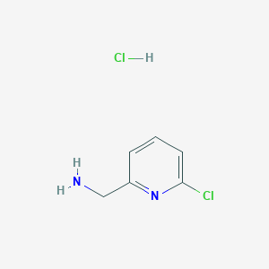 molecular formula C6H8Cl2N2 B1524364 (6-Chloropyridin-2-yl)methanamine hydrochloride CAS No. 1354940-84-3