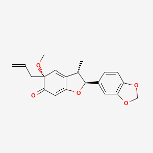 1,6-Dihydro-4,7'-epoxy-1-methoxy-3',4'-methylenedioxy-6-oxo-3,8'-lignan