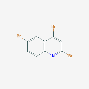 molecular formula C9H4Br3N B15243645 2,4,6-Tribromoquinoline 