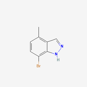 molecular formula C8H7BrN2 B1524369 7-Bromo-4-methyl-1H-indazole CAS No. 1257535-46-8