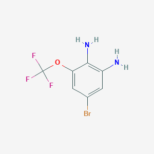 5-Bromo-3-(trifluoromethoxy)benzene-1,2-diamine