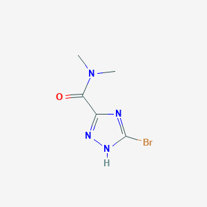 3-bromo-N,N-dimethyl-1H-1,2,4-triazole-5-carboxamide
