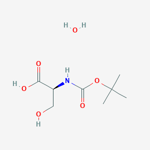 (S)-2-((tert-Butoxycarbonyl)amino)-3-hydroxypropanoic acid hydrate