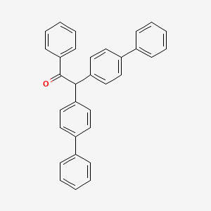 molecular formula C32H24O B15243794 2,2-Di([1,1'-biphenyl]-4-yl)-1-phenylethanone 